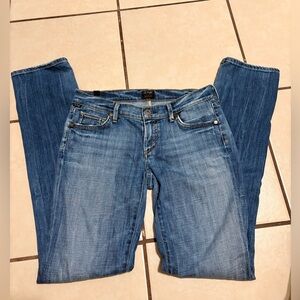 Citizens Of Humanity Classic Blue Low Rise Straight Leg Jeans